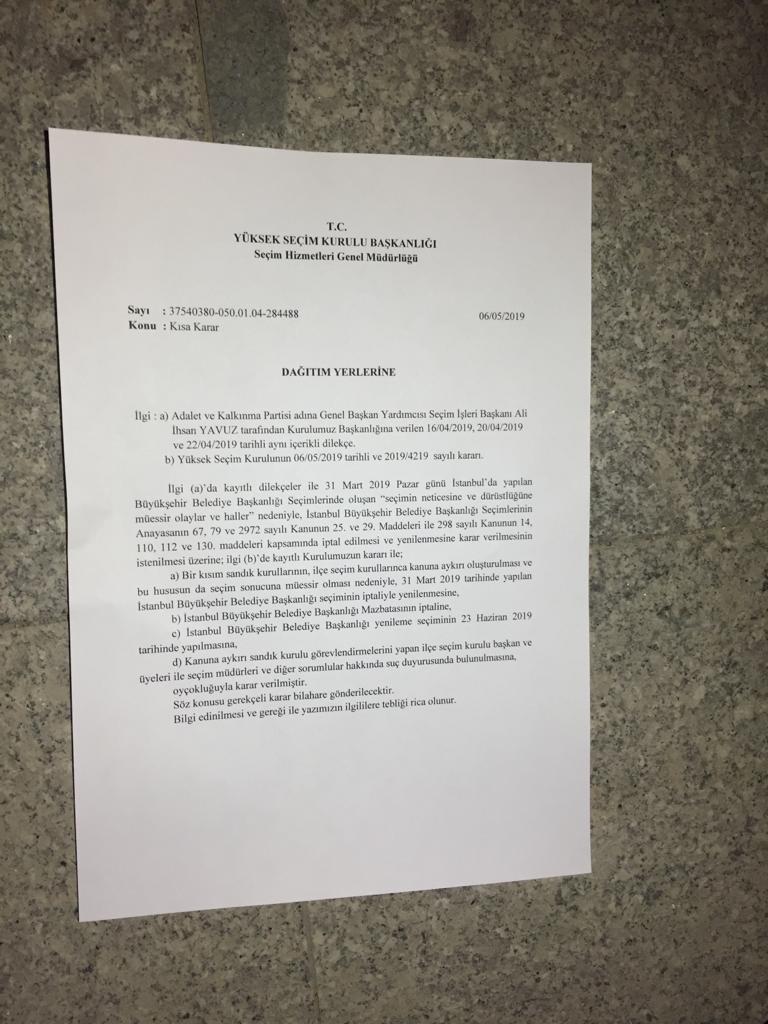 YSK'dan bir kritik karar daha!